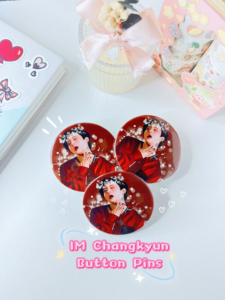 IM Changkyun Metal Buton Rozet MONSTAX
