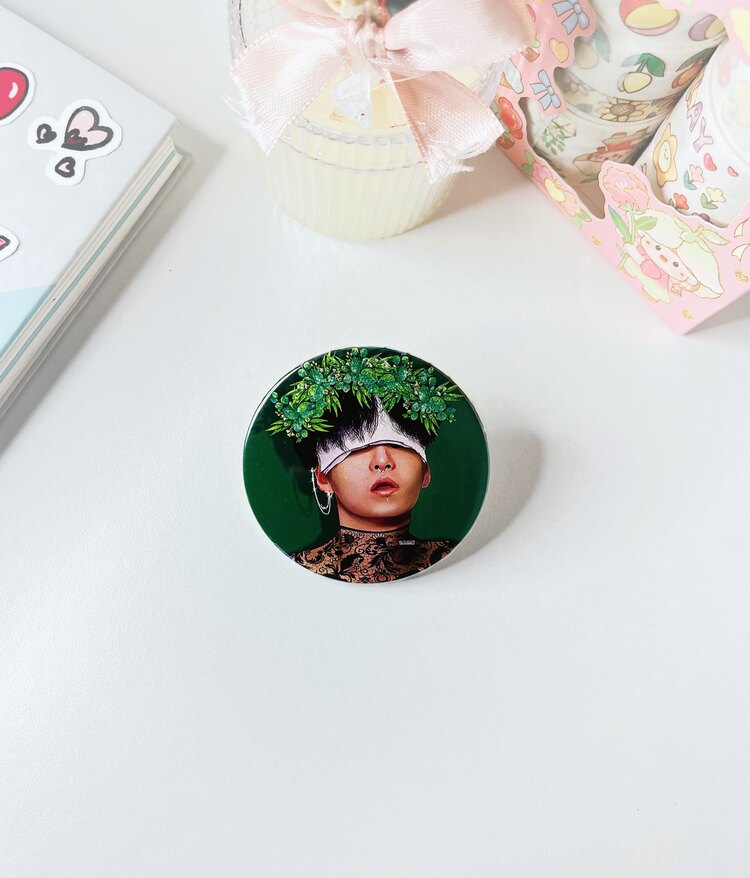 Suga Min Yoongi Metal Buton Rozet BTS