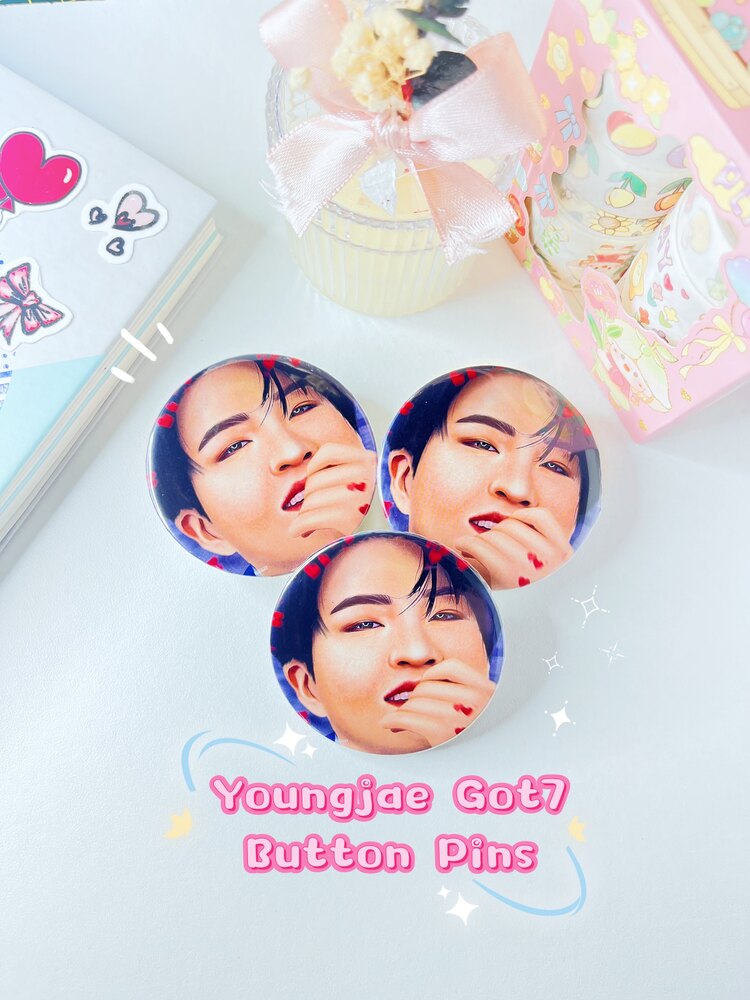 Choi Youngjae Metal Buton Rozet GOT7