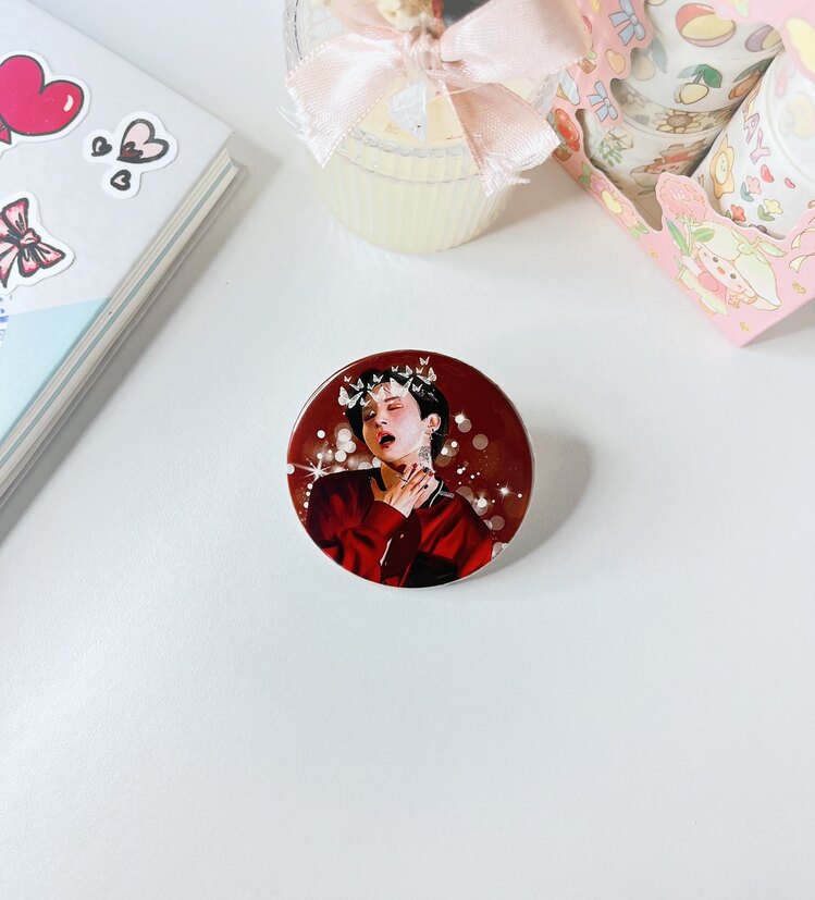 IM Changkyun Metal Buton Rozet MONSTAX