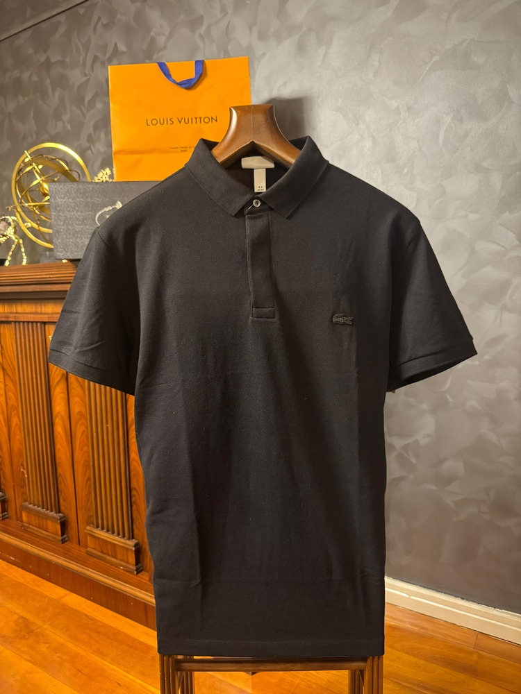 Lacoste Paris Erkek Regular Fit Siyah Polo 