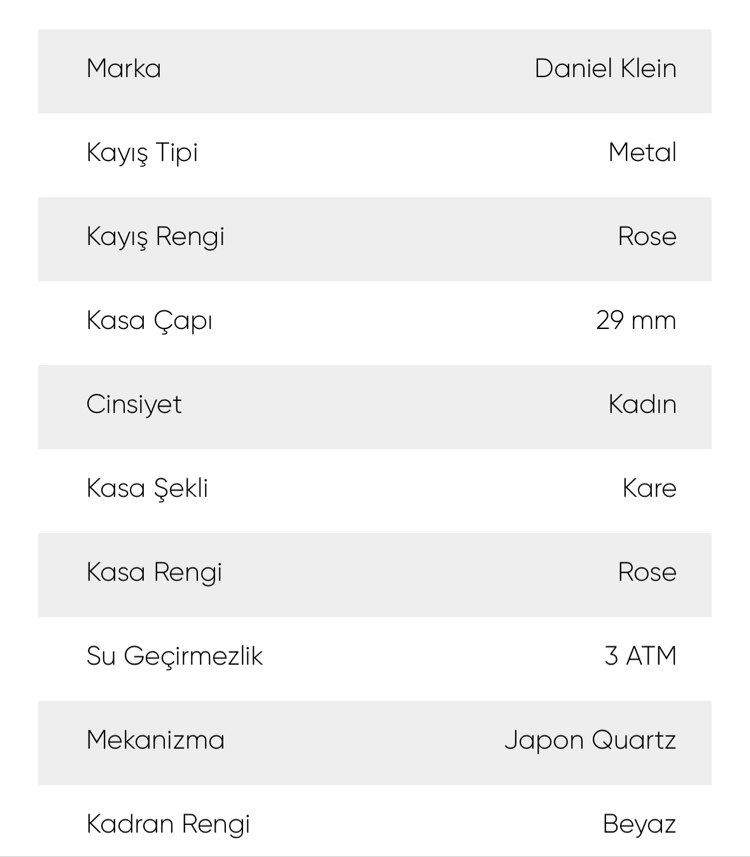 Daniel Klein Bayan Kol Saati 