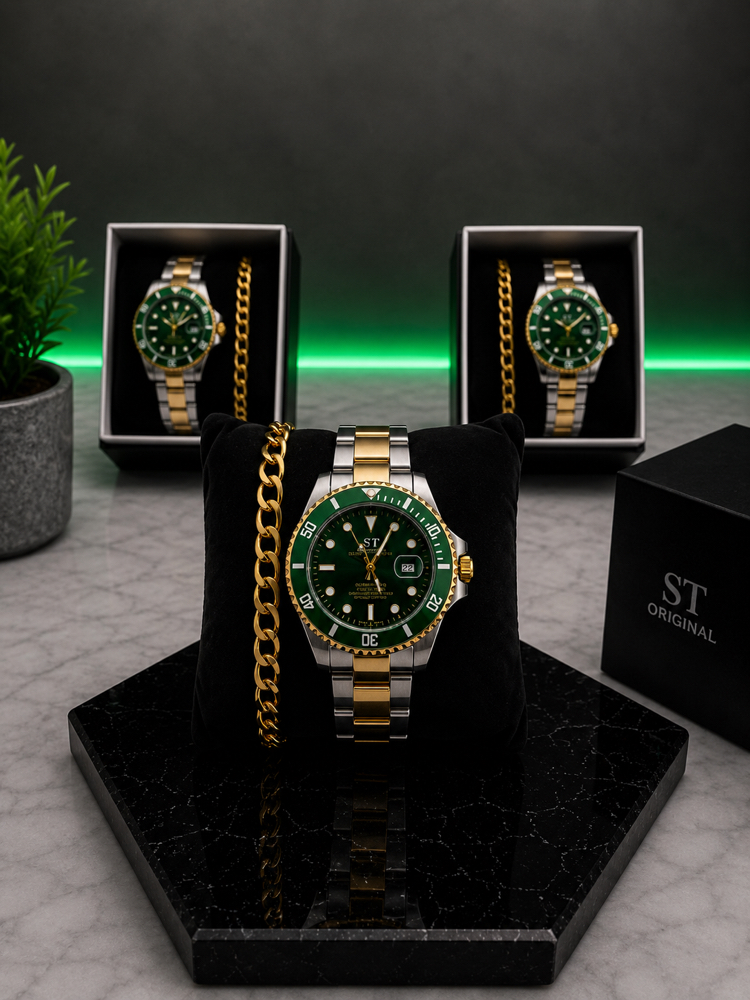 RLX Submariner Premium Saat+Bileklik