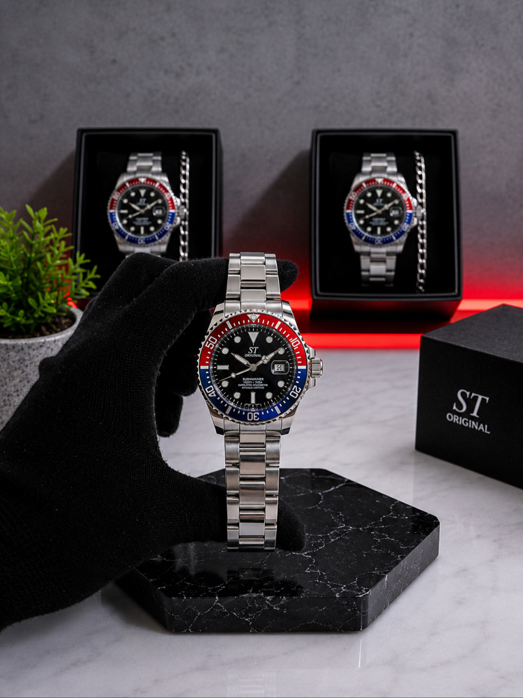 RLX Submariner Premium Saat+Bileklik