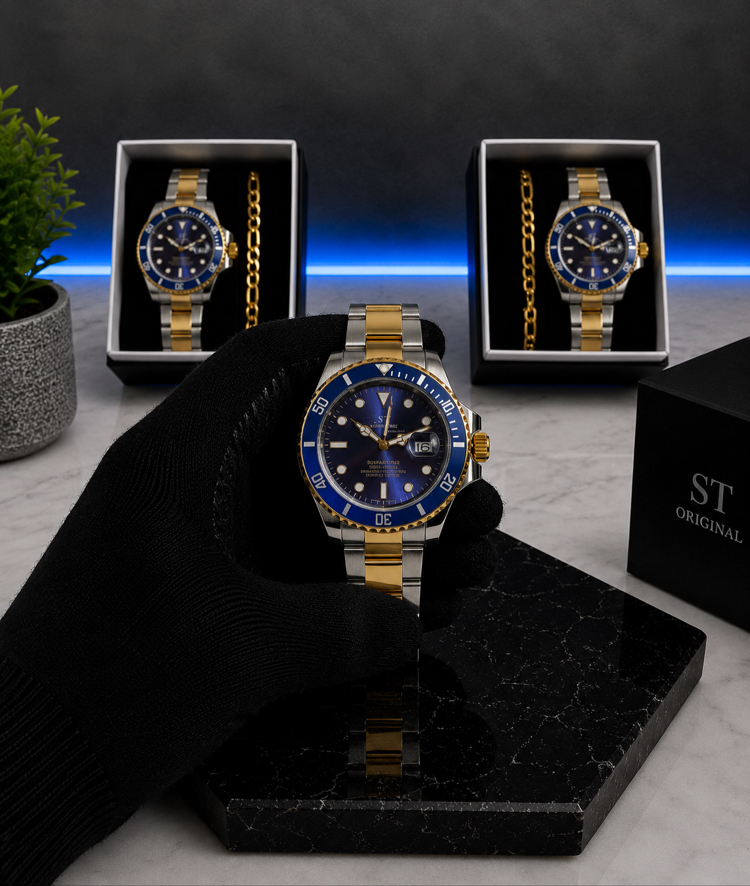 RLX Submariner Premium Saat+Bileklik