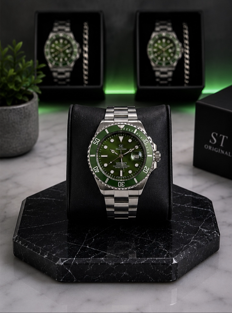 RLX Submariner Premium Saat+Bileklik