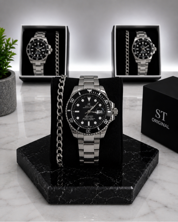 RLX Submariner Premium Saat+Bileklik