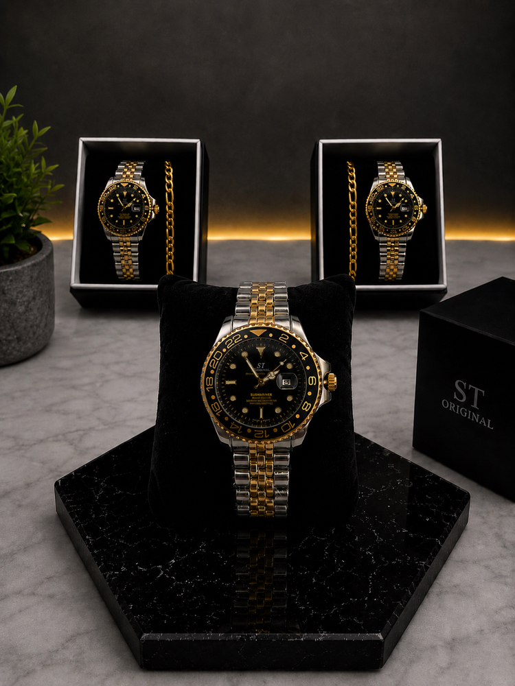 RLX Submariner Premium Saat+Bileklik