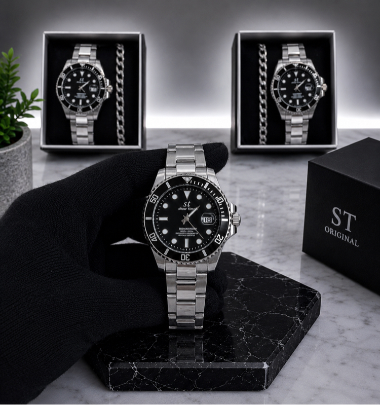 RLX Submariner Premium Saat+Bileklik