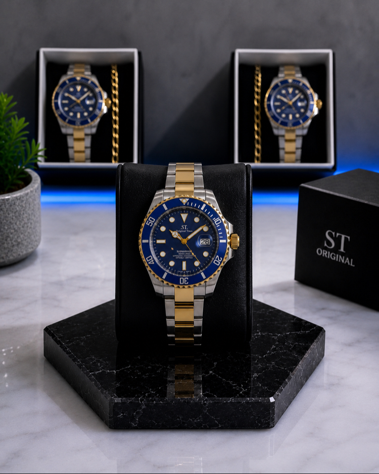 RLX Submariner Premium Saat+Bileklik