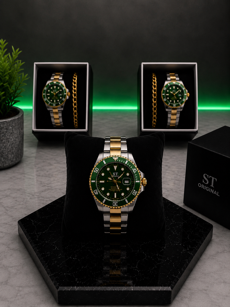 RLX Submariner Premium Saat+Bileklik