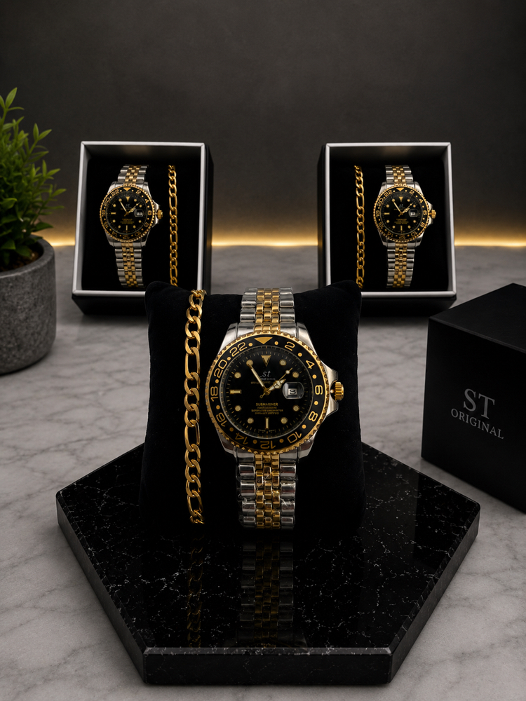 RLX Submariner Premium Saat+Bileklik