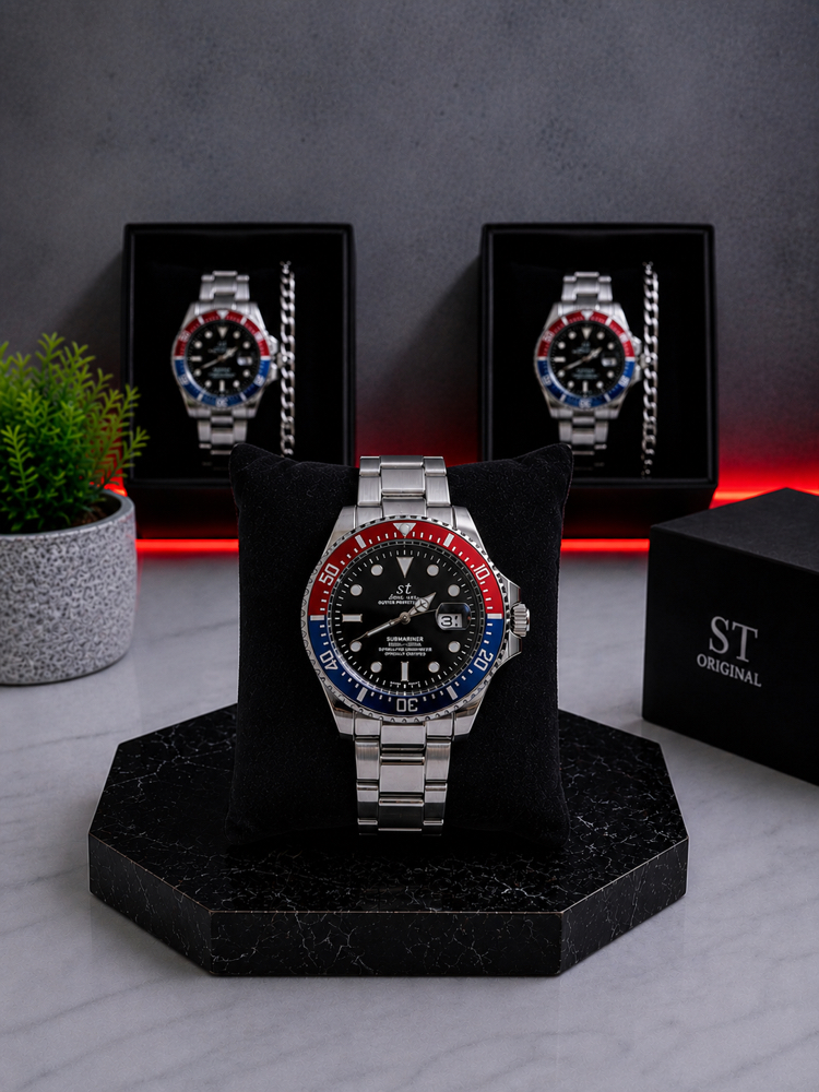 RLX Submariner Premium Saat+Bileklik