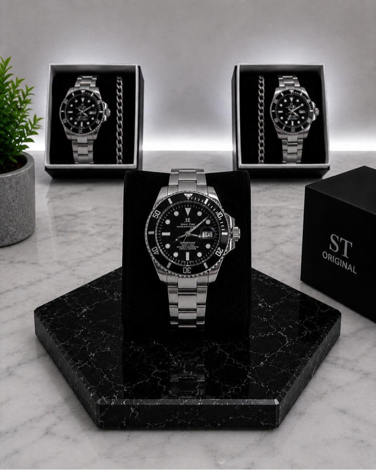 RLX Submariner Premium Saat+Bileklik