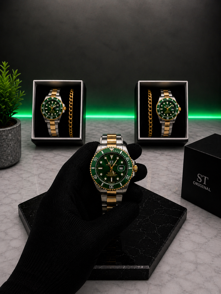RLX Submariner Premium Saat+Bileklik