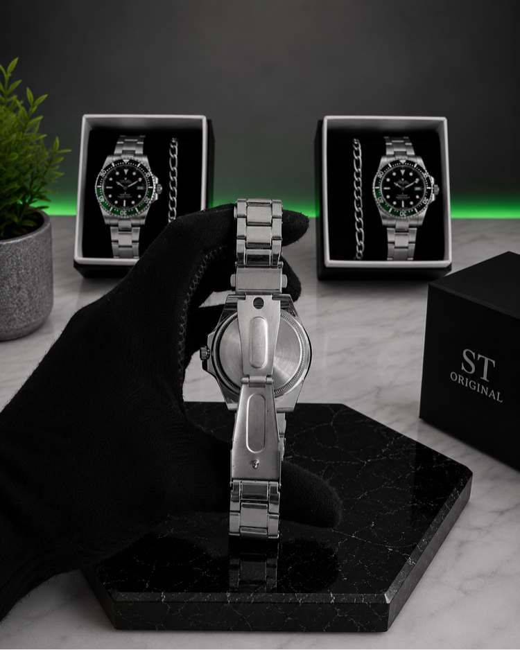 RLX Submariner Premium Saat+Bileklik