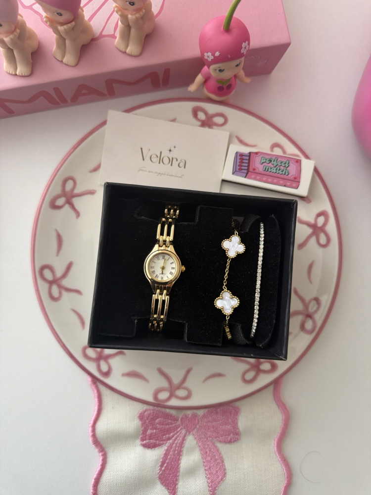 Gold mini vintahe set