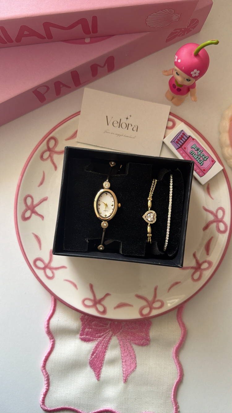 Gold kalpli yıldız set