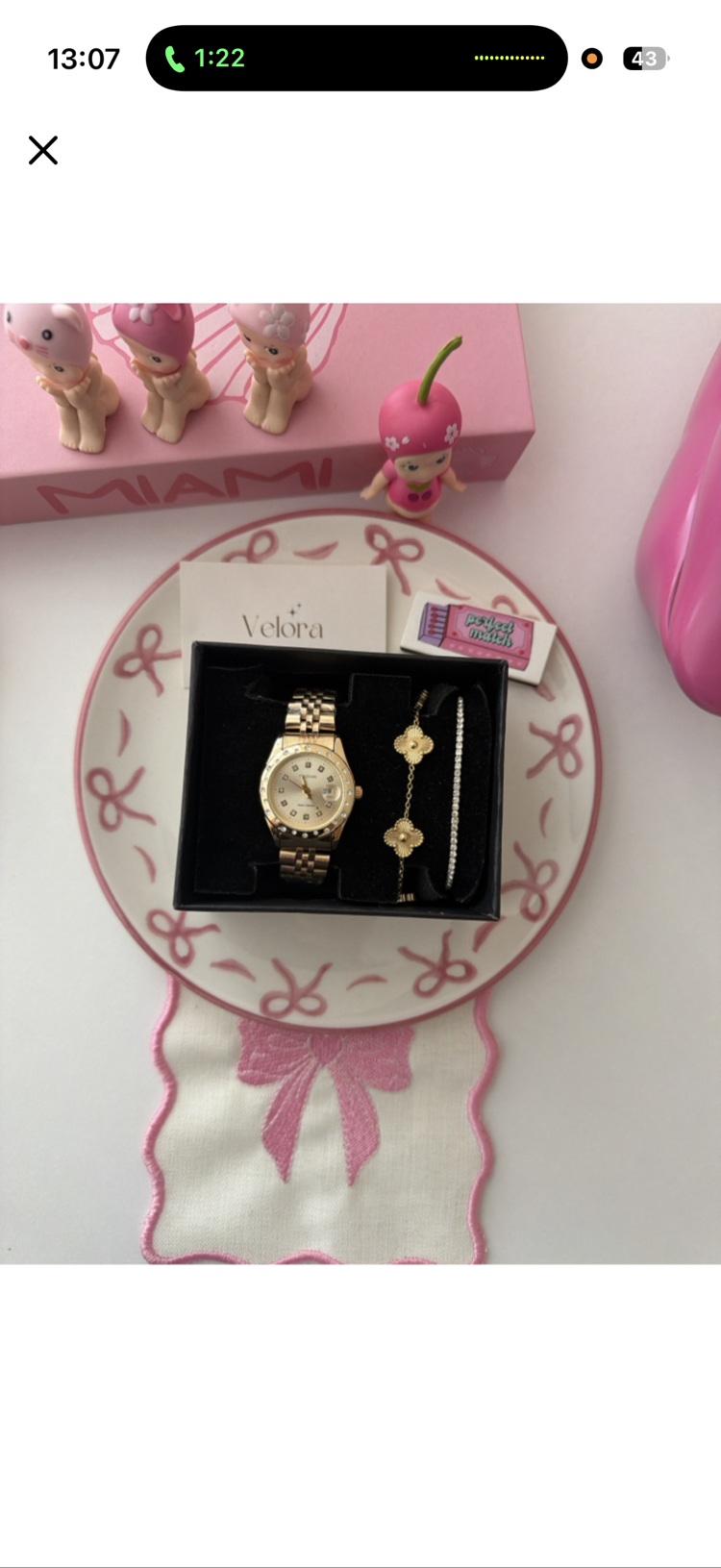 Gold içi gold set