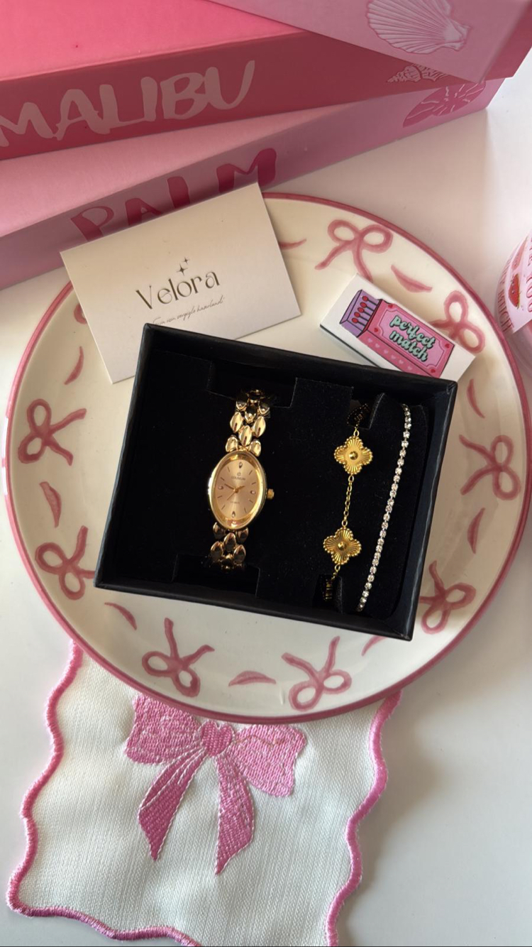 Gold içi gold coach set