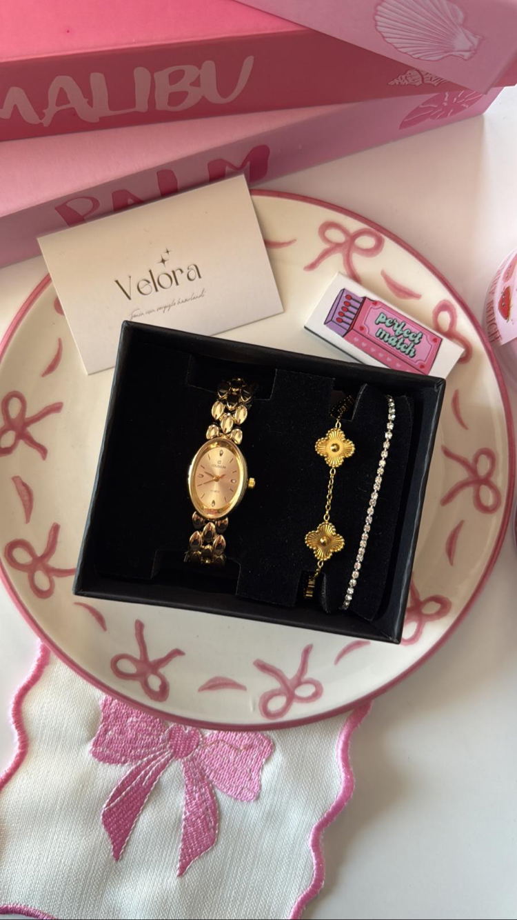 Gold içi gold coach set