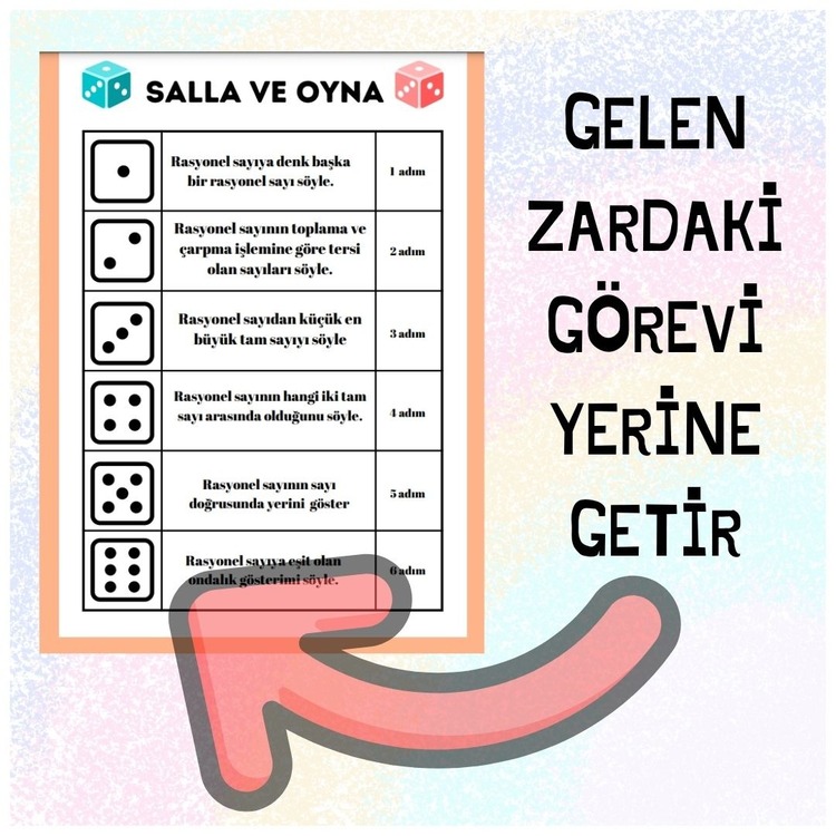 RASYONEL SAYILARLA SALLA VE OYNA