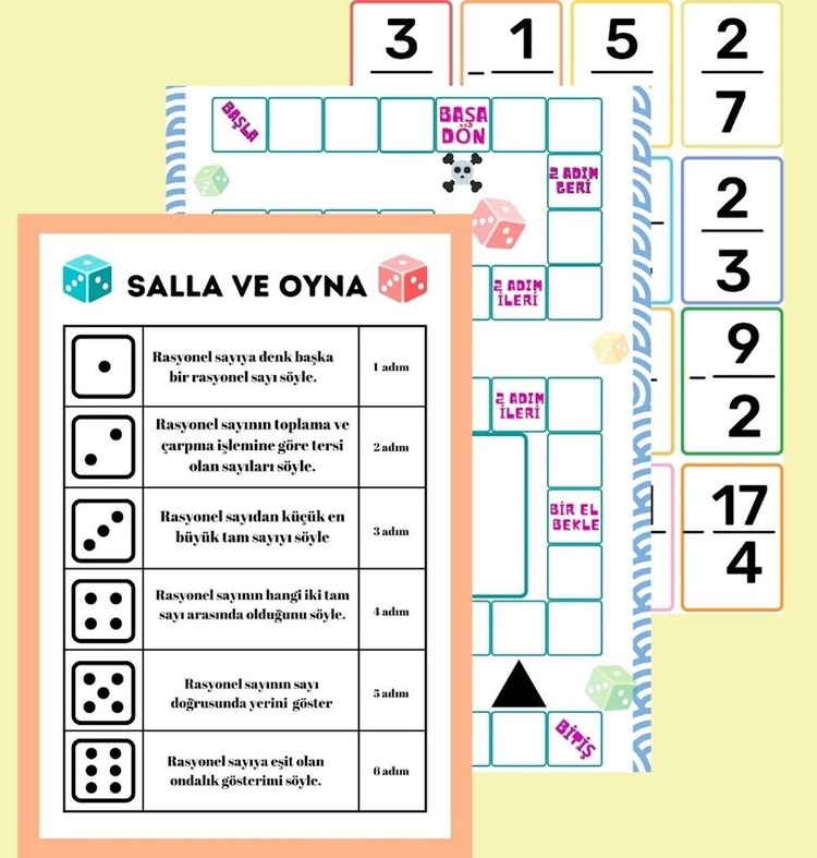 RASYONEL SAYILARLA SALLA VE OYNA