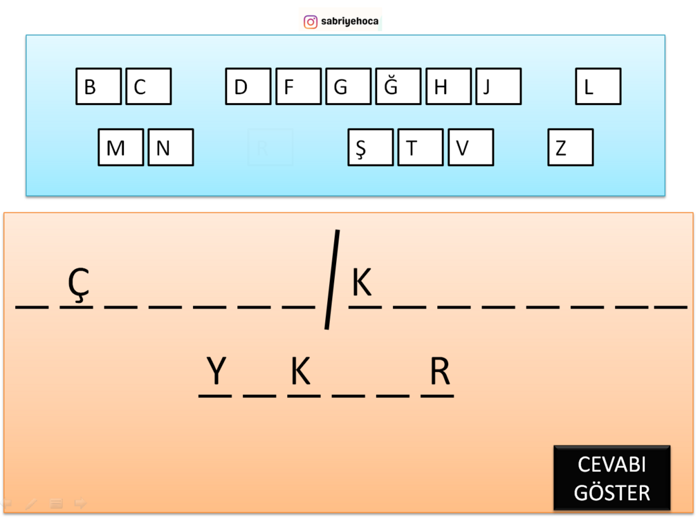 ÇOKGENLER VE ÜÇGEN ÇEŞİTLERİ İLE ÇARKIFELEK OYUNU