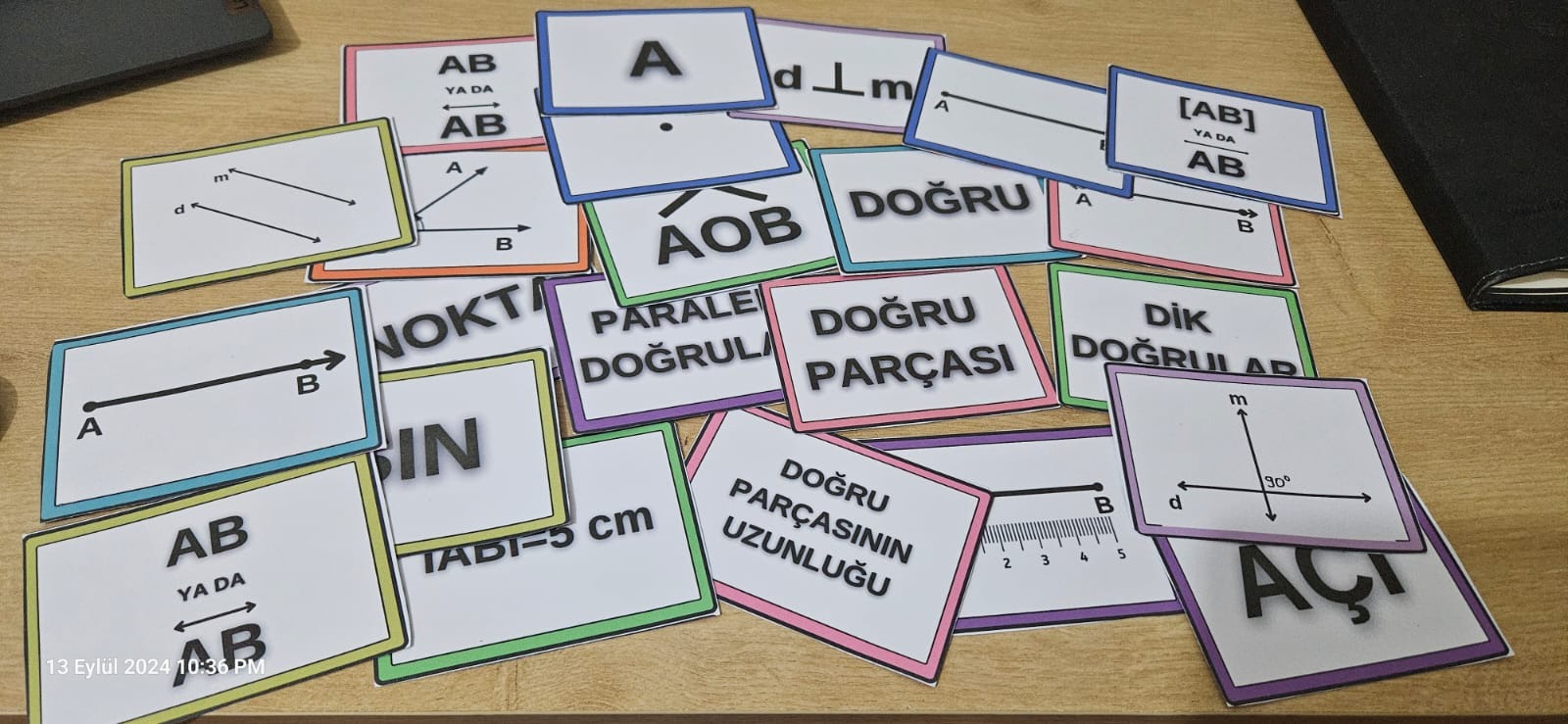 TEMEL GEOMETRİK KAVRAMLAR HAFIZA OYUNU/İSİM-GÖRSEL-SEMBOL EŞLEŞTİRME