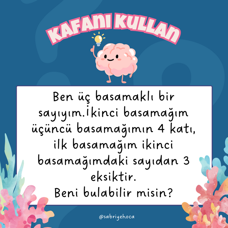KAFANI KULLAN/ÜŞÜTEN SORULAR