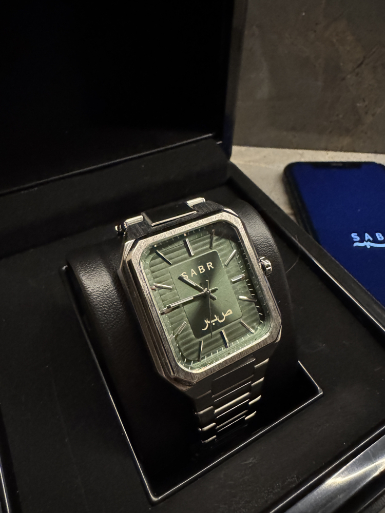 •Sabr Classic Green Saat