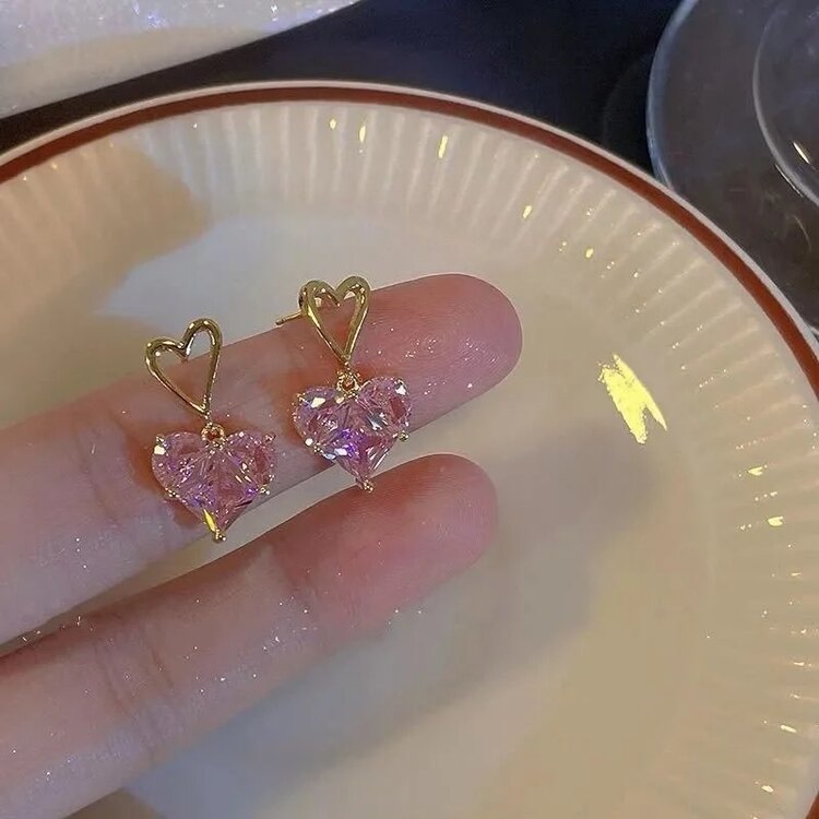 Pembe Kalpli küpe