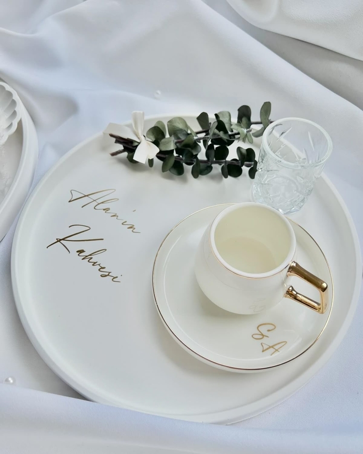 Söz nişan damat kahvesi seti
