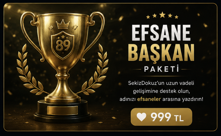 SekizDokuz Destek Efsane Başkan