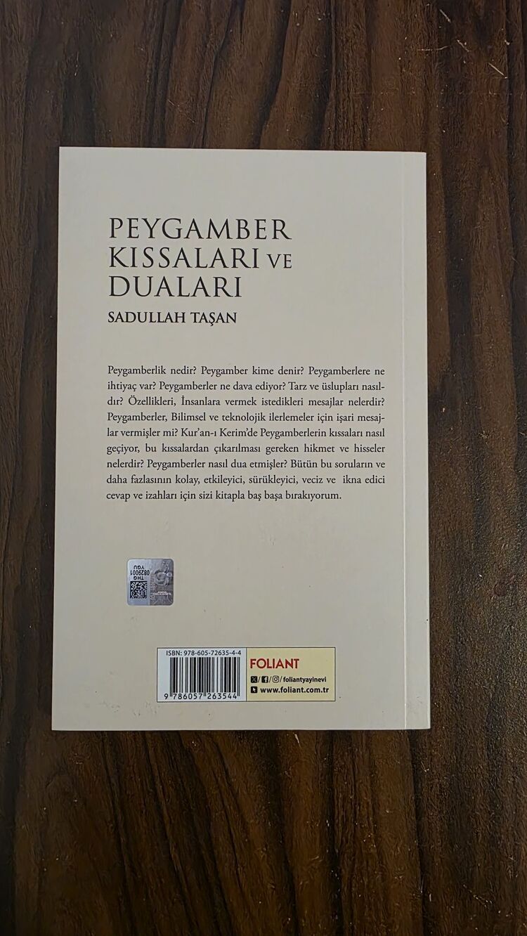 PEYGAMBER KISSALARI VE DUALARI