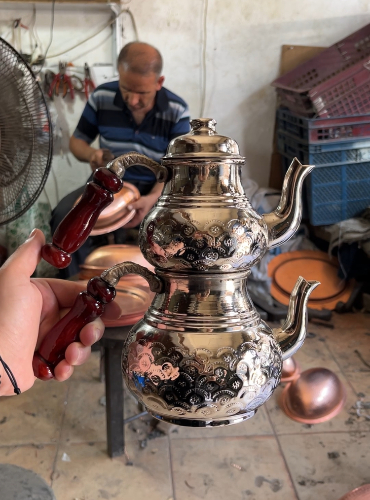 Papatya Desenli Çaydanlık No:1
