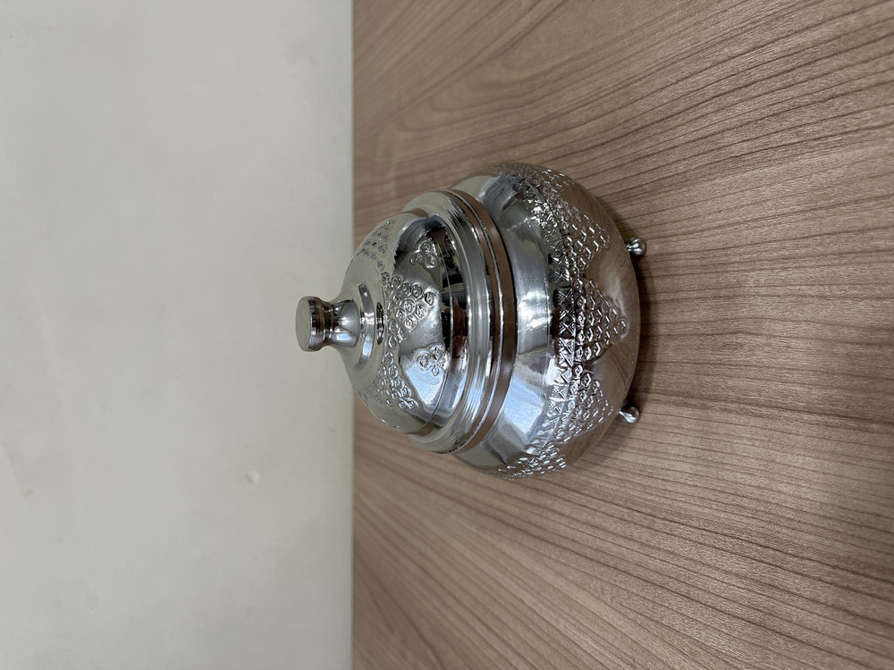 Üzüm Desenli Bakır Şekerlik