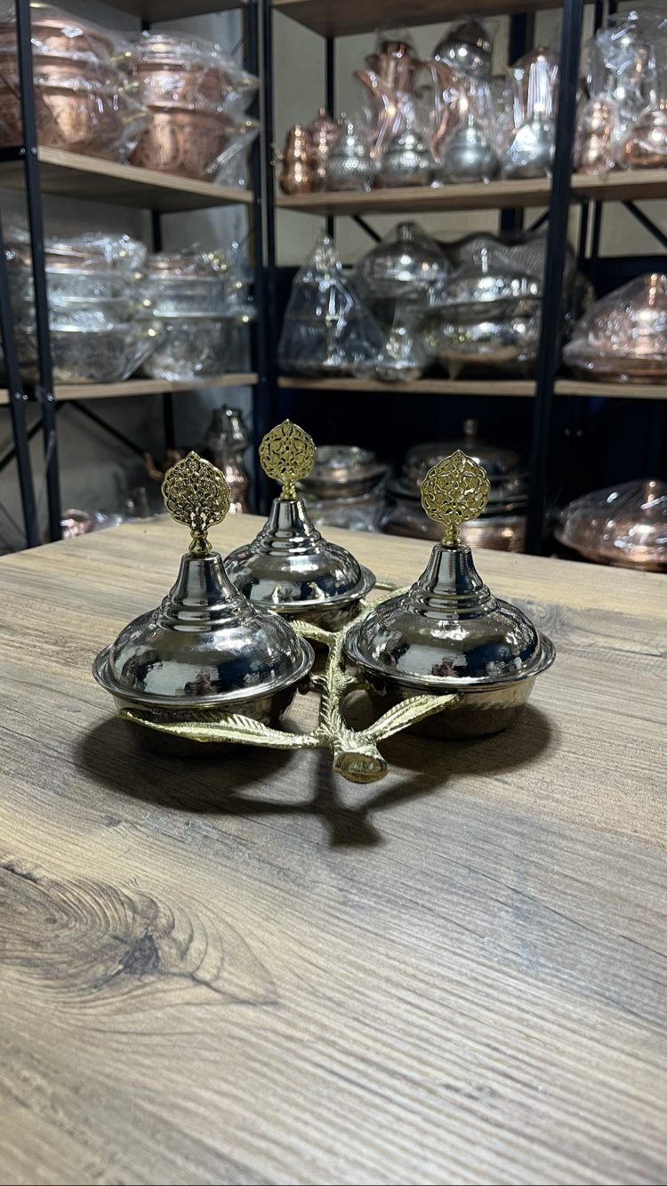 3’lü Zeytin Dalı Çerezlik & İkramlık