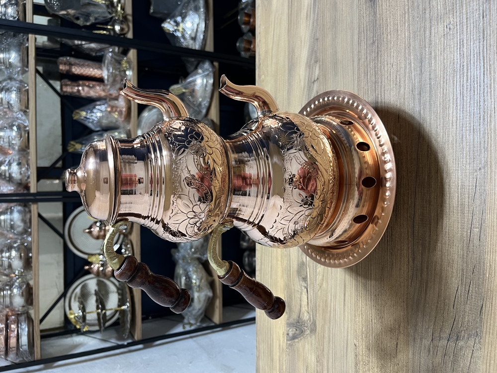 Sarmaşık Desenli Bakır Balkon Sefası