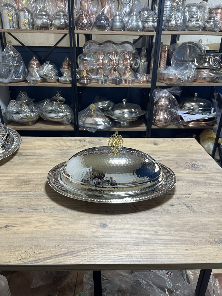 Dövme Bakır Kayık Sahan 35 cm