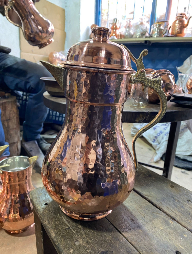 Bakır Sürahi Takımı