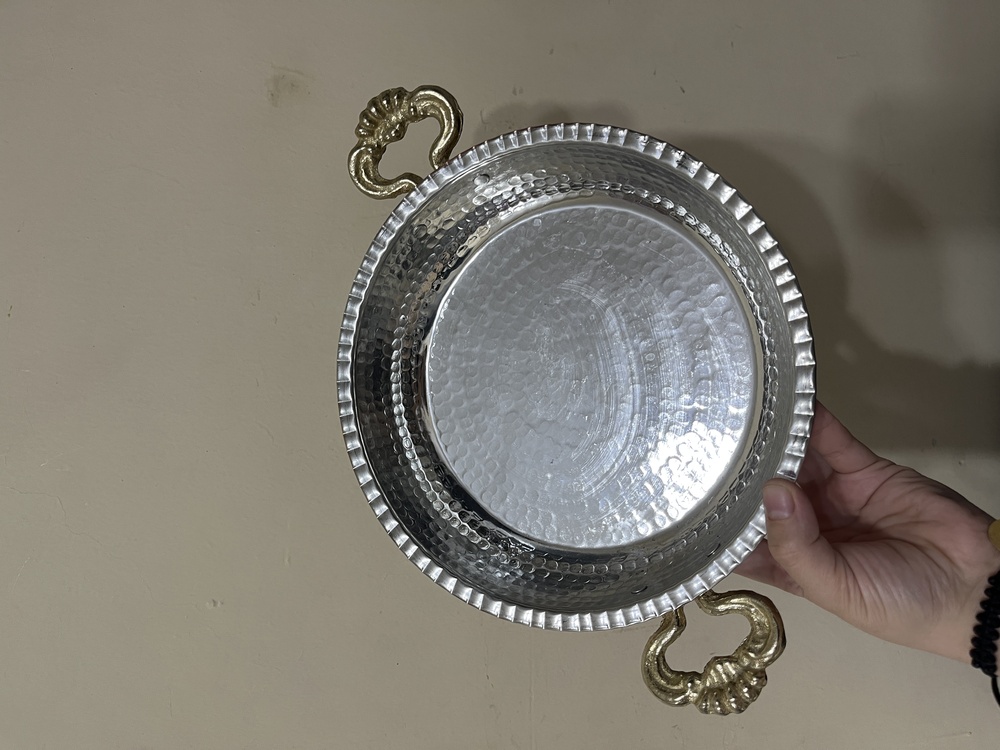 Dövme Bakır Yumurta Sahanı No:4