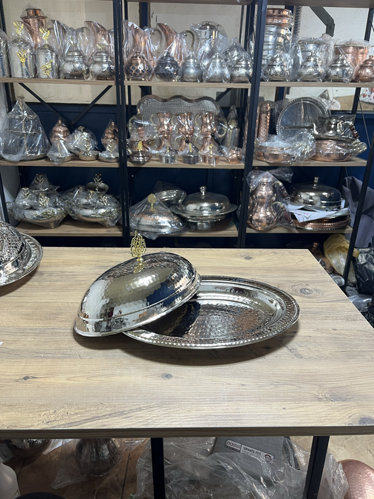 Dövme Bakır Kayık Sahan 35 cm
