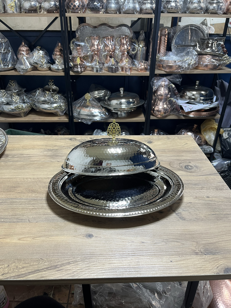 Dövme Bakır Kayık Sahan 35 cm