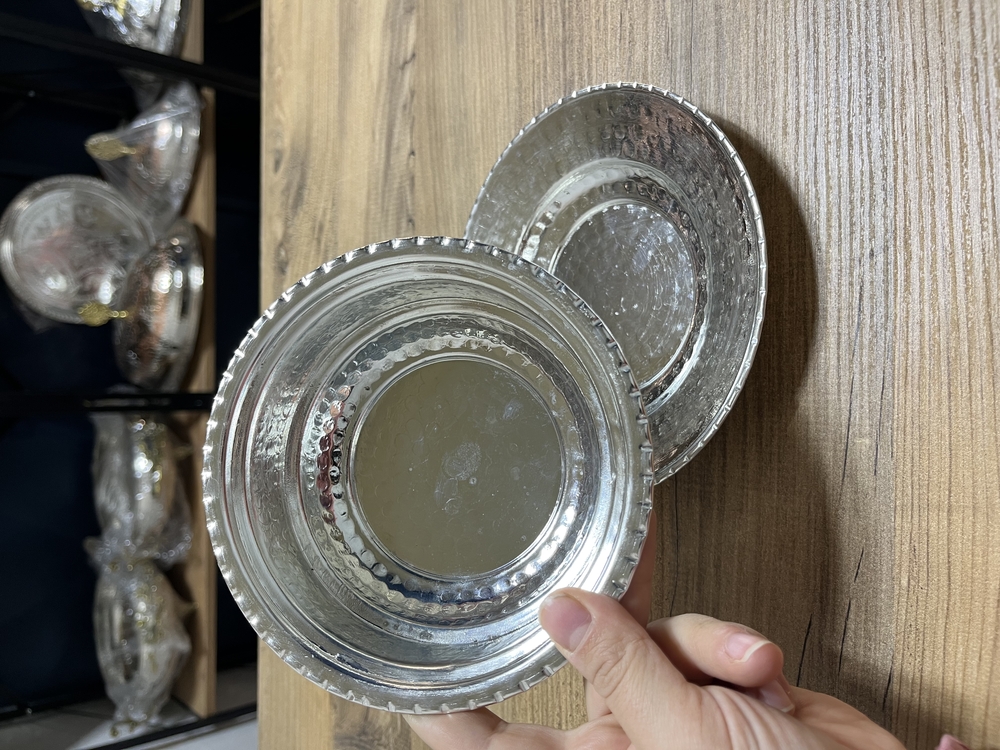4 Adet Kalaylı Bakır Çorba Kasesi 