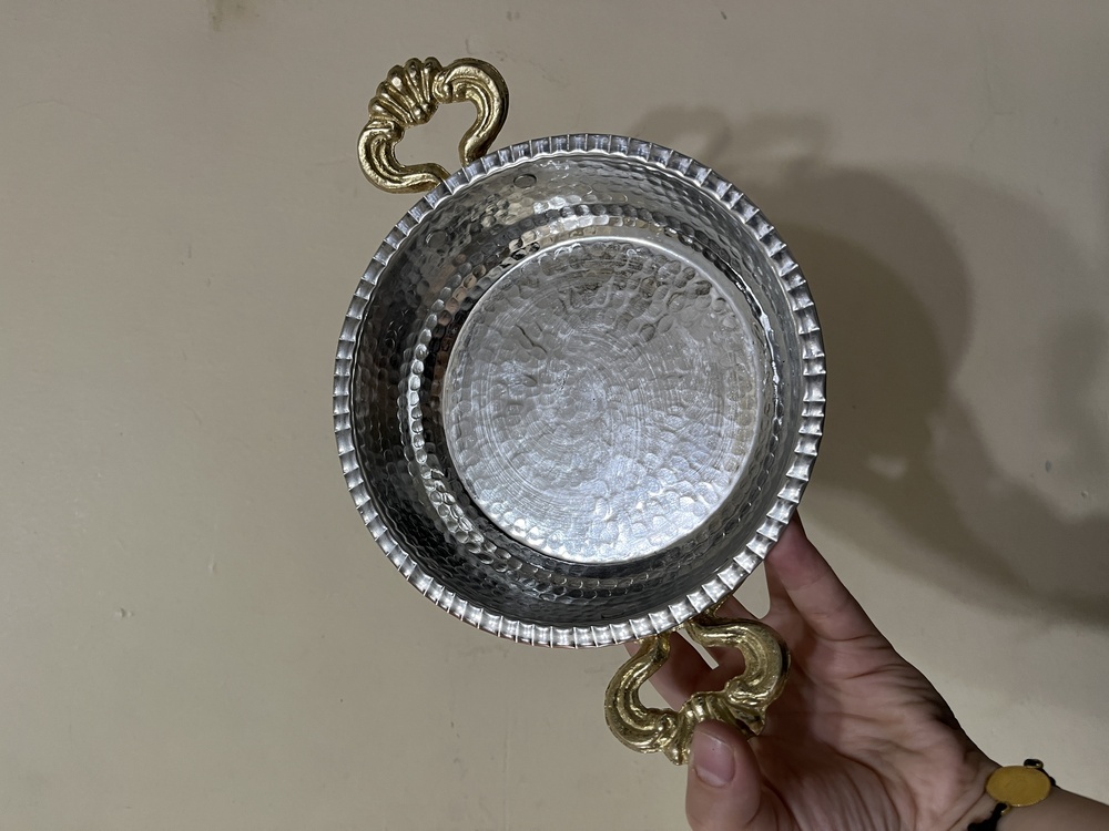 Dövme Bakır Yumurta Sahanı No:1