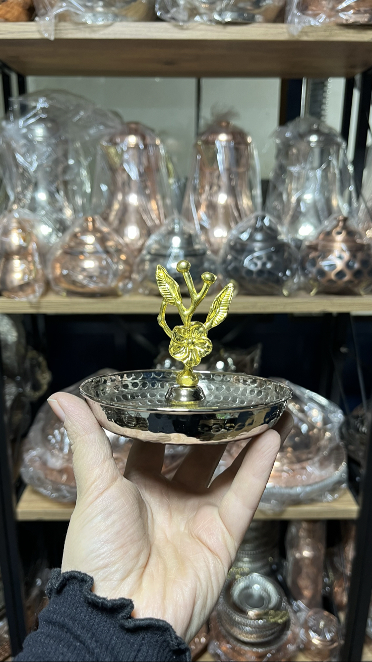 Japon Güllü Nikelli Bakır Lokumluk