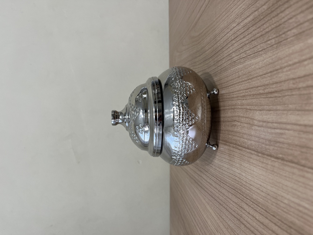 Üzüm Desenli Bakır Şekerlik
