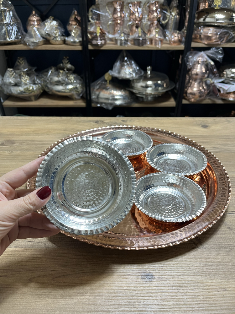 Bakır Kahvaltı Seti