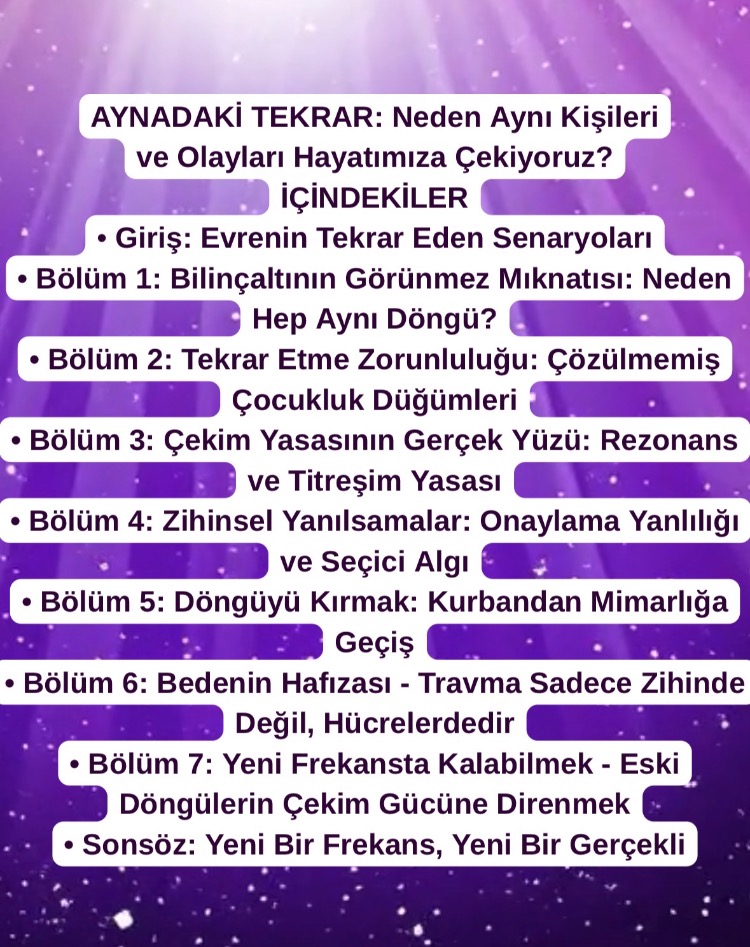 AYNADAKİ TEKRAR: Neden Aynı Kişileri ve Olayları Hayatımıza Çekiyoruz?